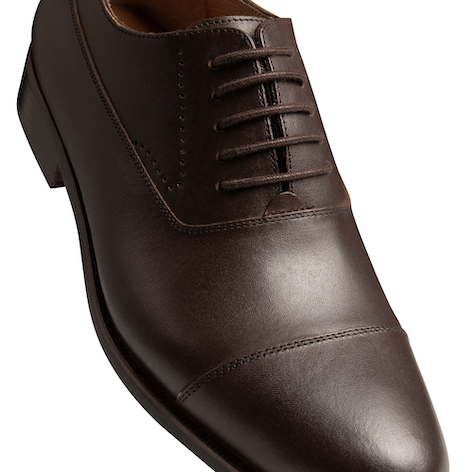 Captoe Oxford OF07, Black, Cow Leather - Image 11
