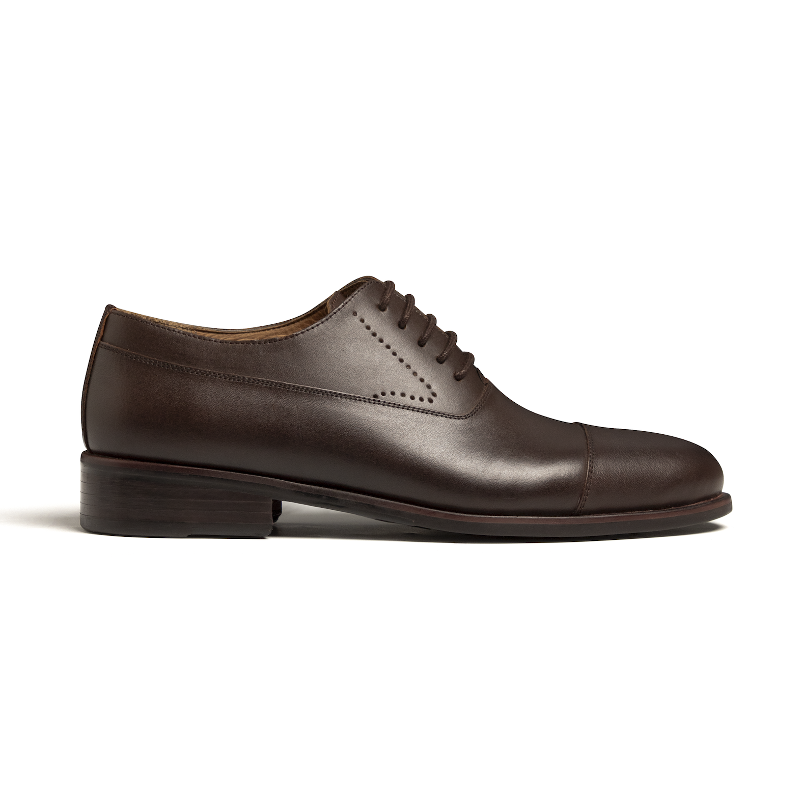 Captoe Oxford OF07, Black, Cow Leather - Image 12