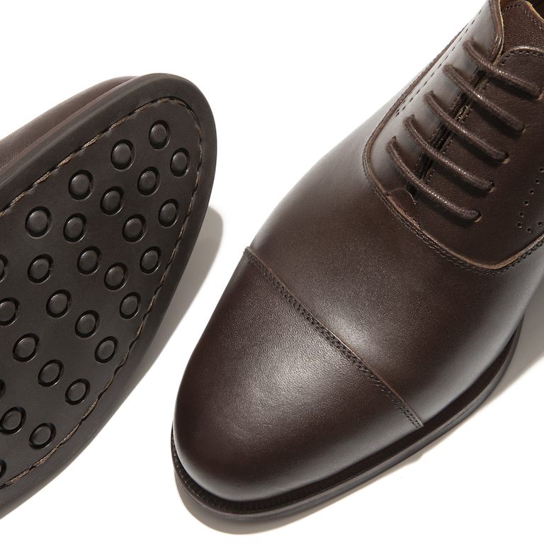 Captoe Oxford OF07, Black, Cow Leather - Image 5