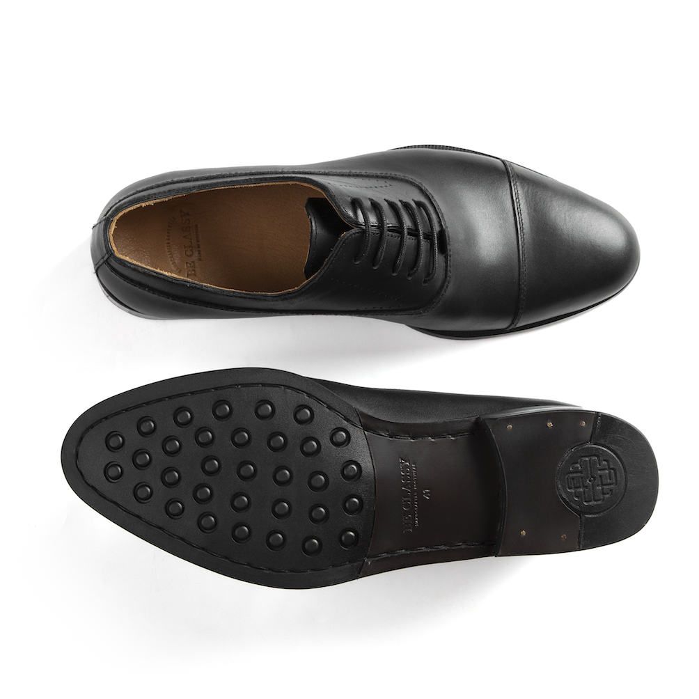 Captoe Oxford OF07, Black, Cow Leather - Image 10