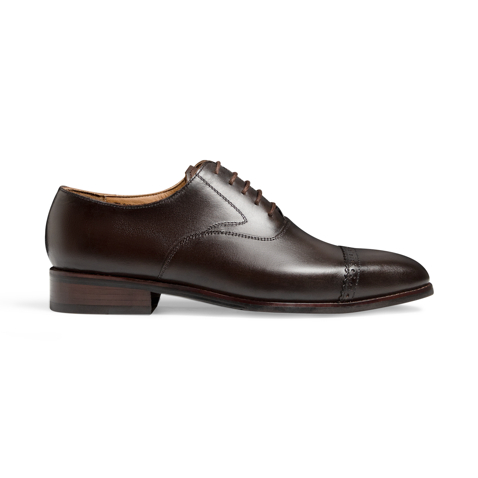 Captoe Oxford, Black, Leather - Image 12