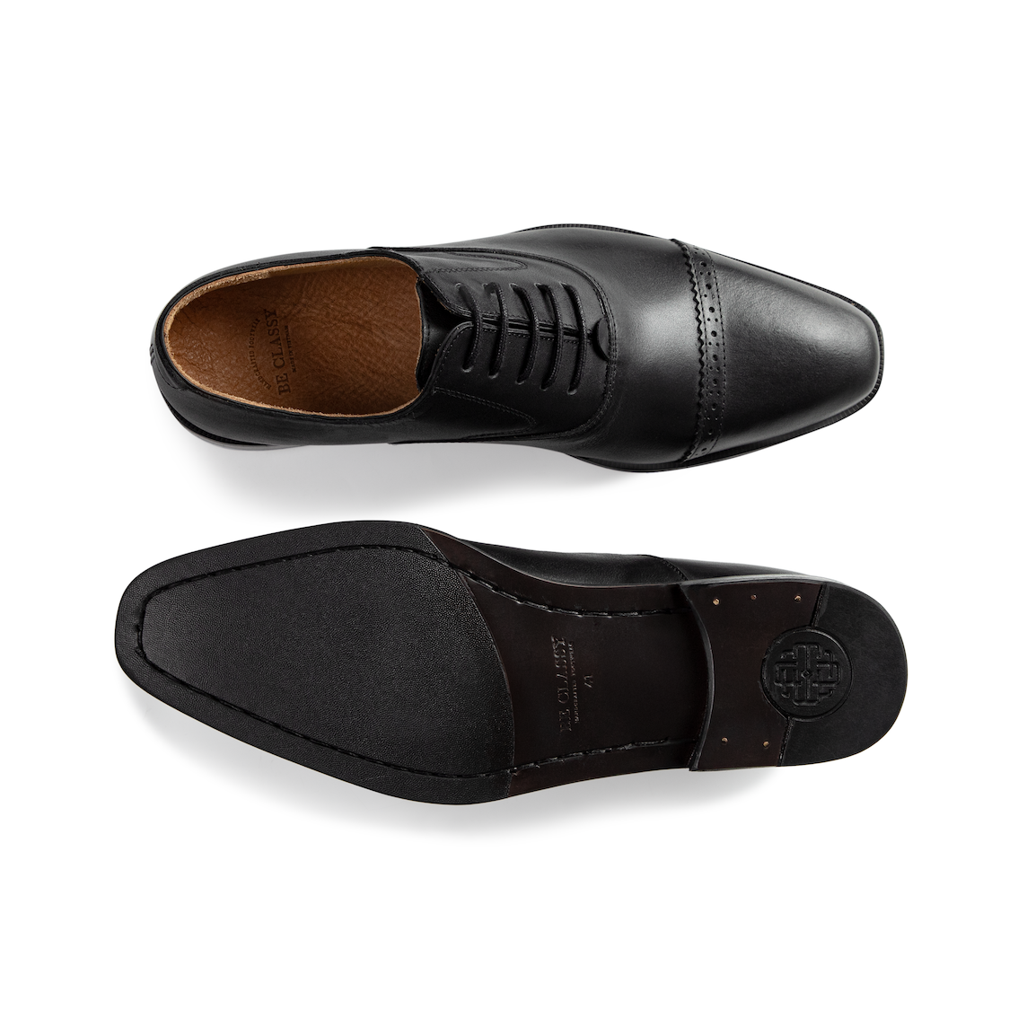 Captoe Oxford, Black, Leather - Image 13