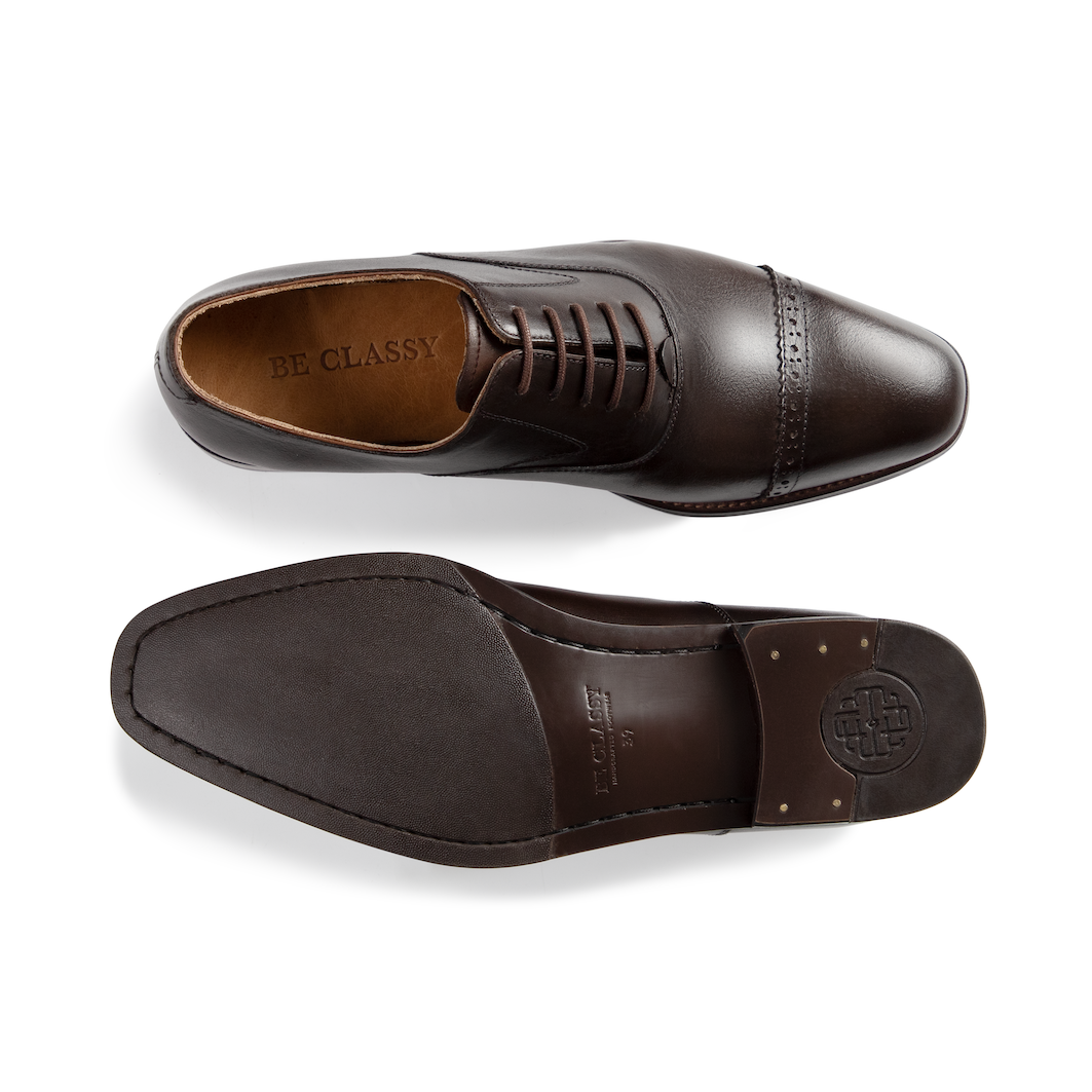 Captoe Oxford, Black, Leather - Image 14