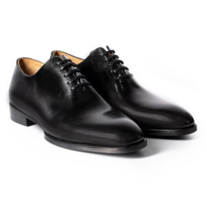 Wholecut Oxford OF20, Black, High-End Cow Leather
