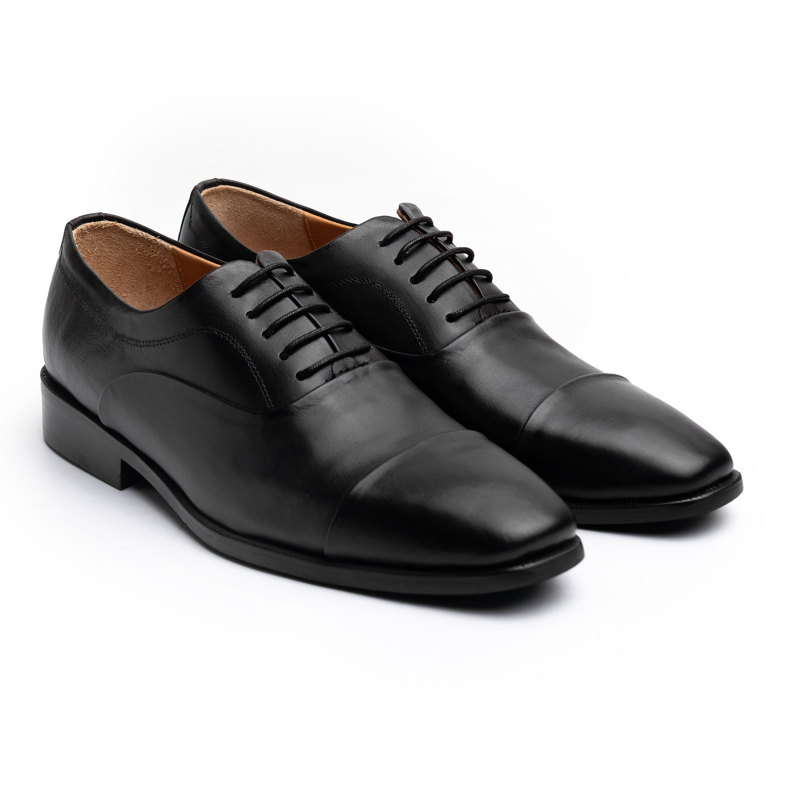 Oxford, Black, Cow Leather