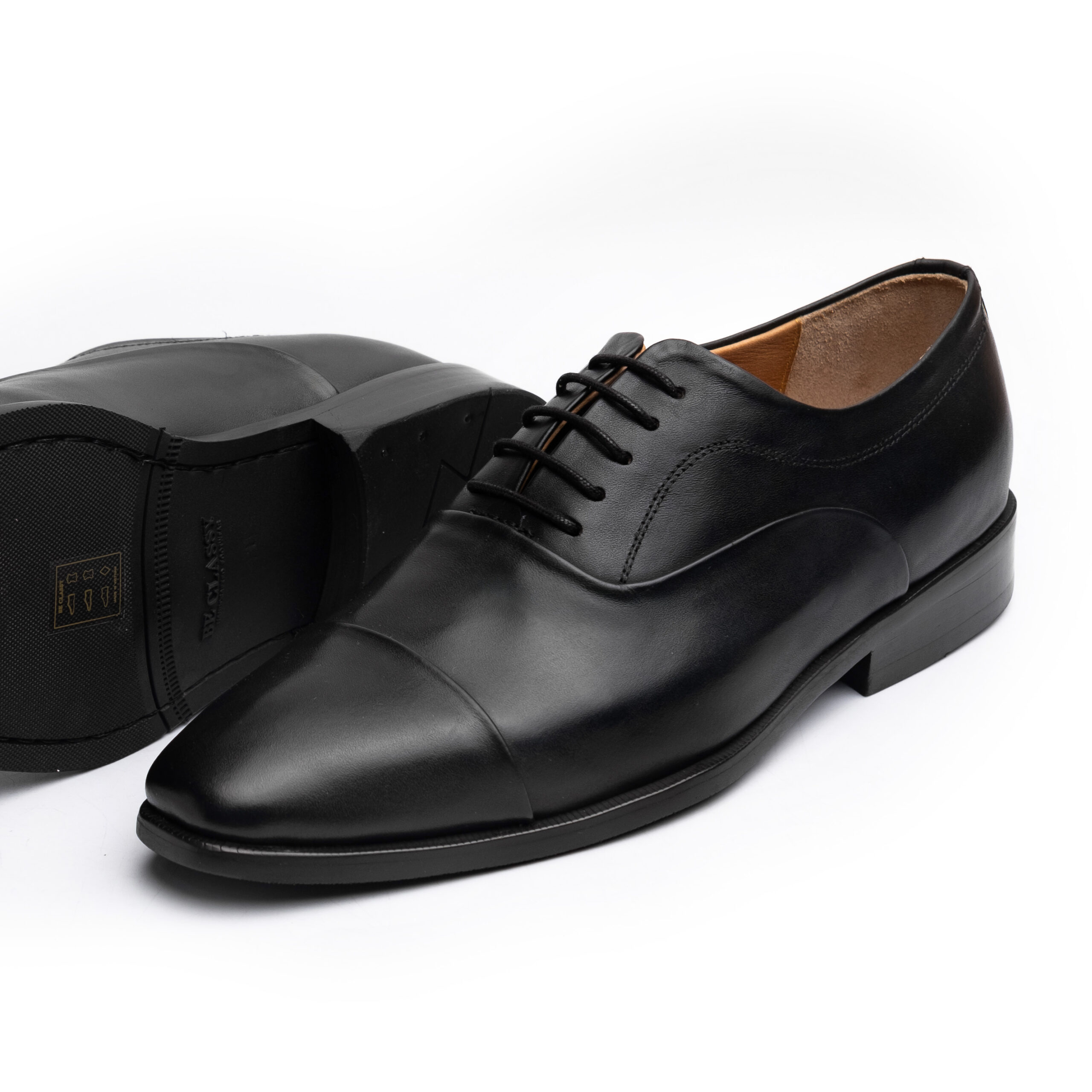 Oxford, Black, Cow Leather - Image 2