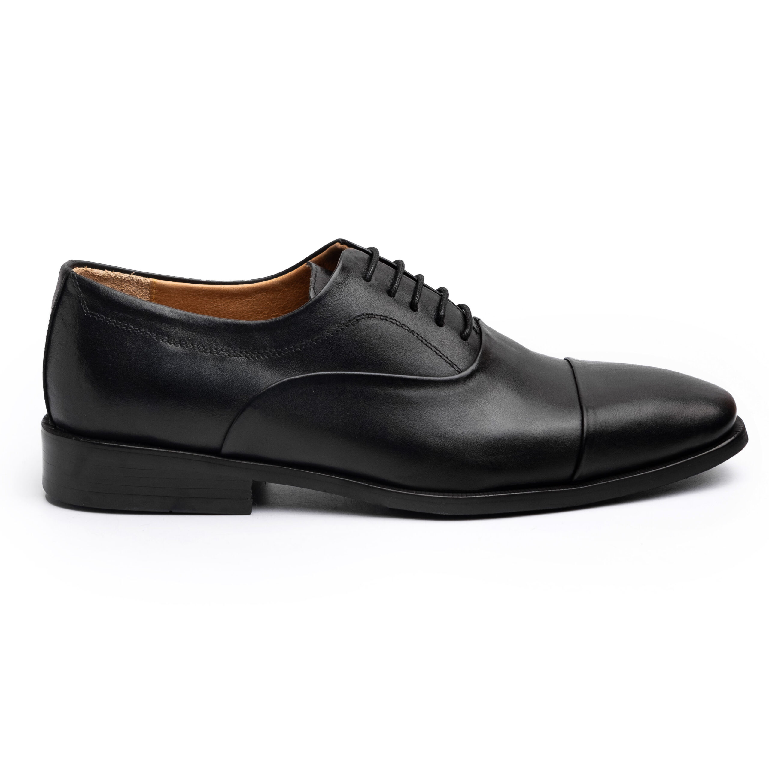 Oxford, Black, Cow Leather - Image 3