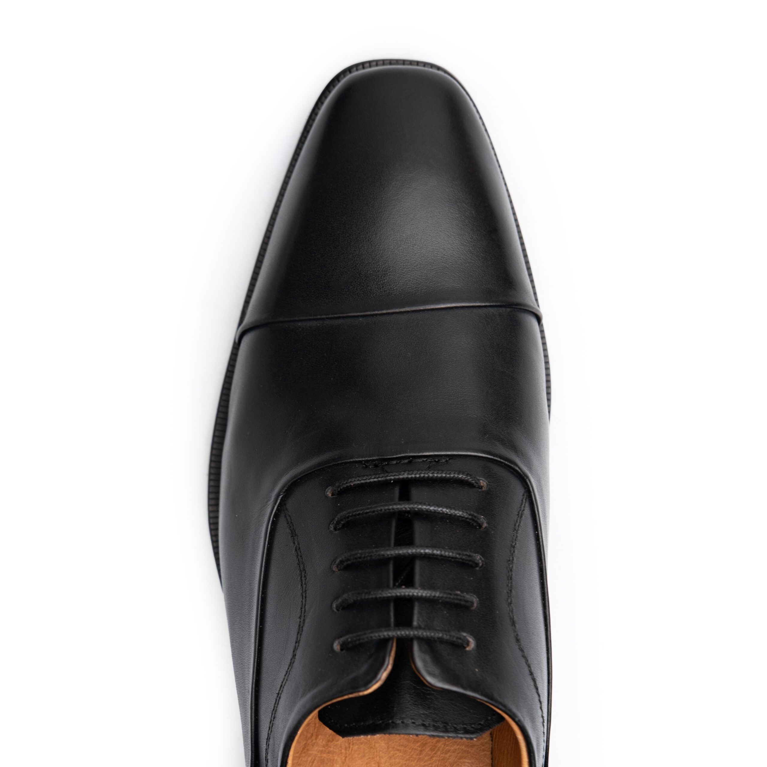Oxford, Black, Cow Leather - Image 5