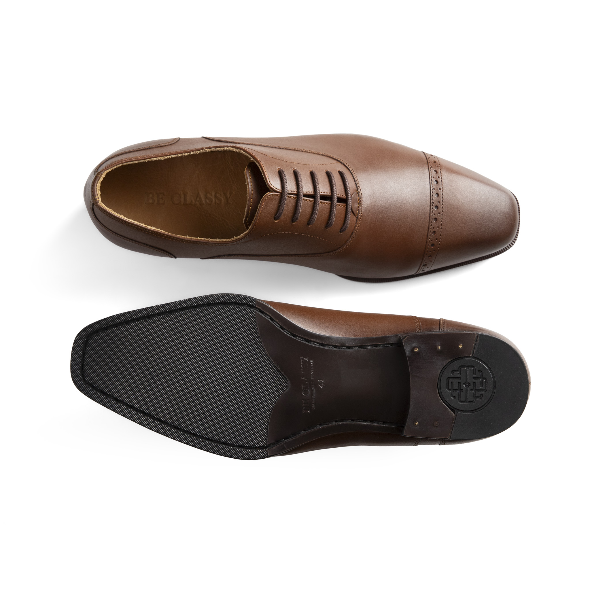 Brogues Oxford, Brown, Leather - Image 11