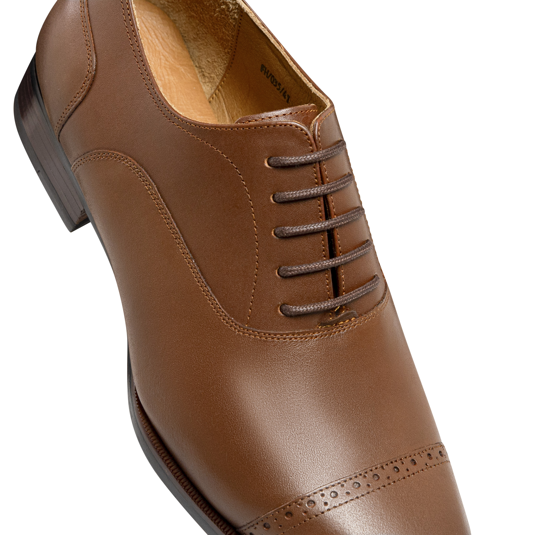 Brogues Oxford, Brown, Leather - Image 6