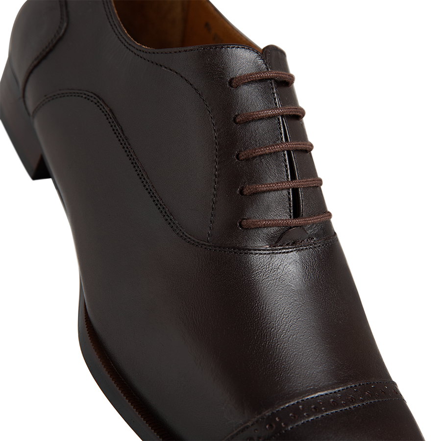 Brogues Oxford, Brown, Leather - Image 8