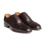 Captoe Oxford, Black, High-End Cow Leather