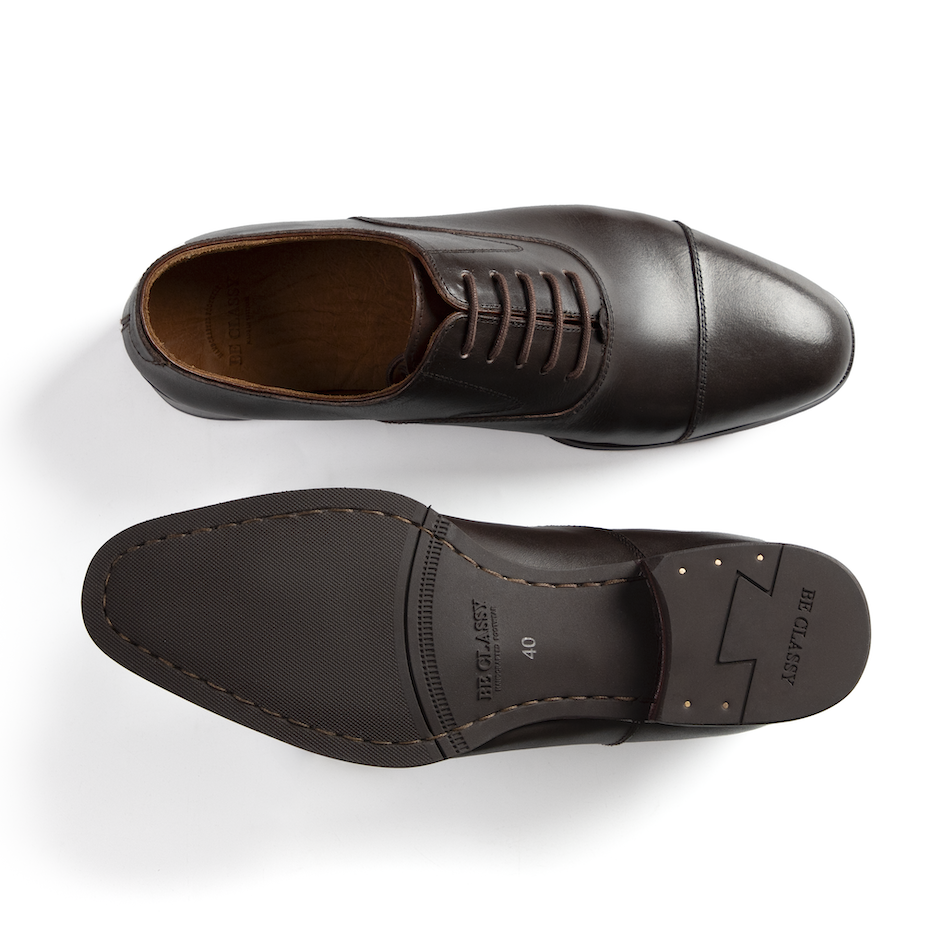Captoe Oxford, Black, High-End Cow Leather - Image 6