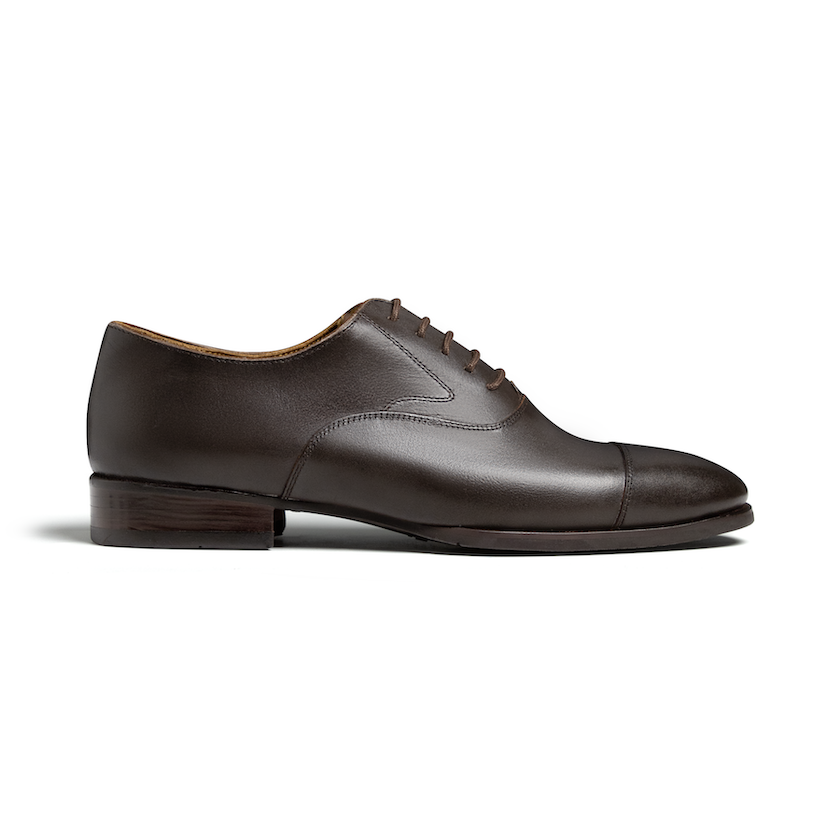 Captoe Oxford, Black, High-End Cow Leather - Image 10