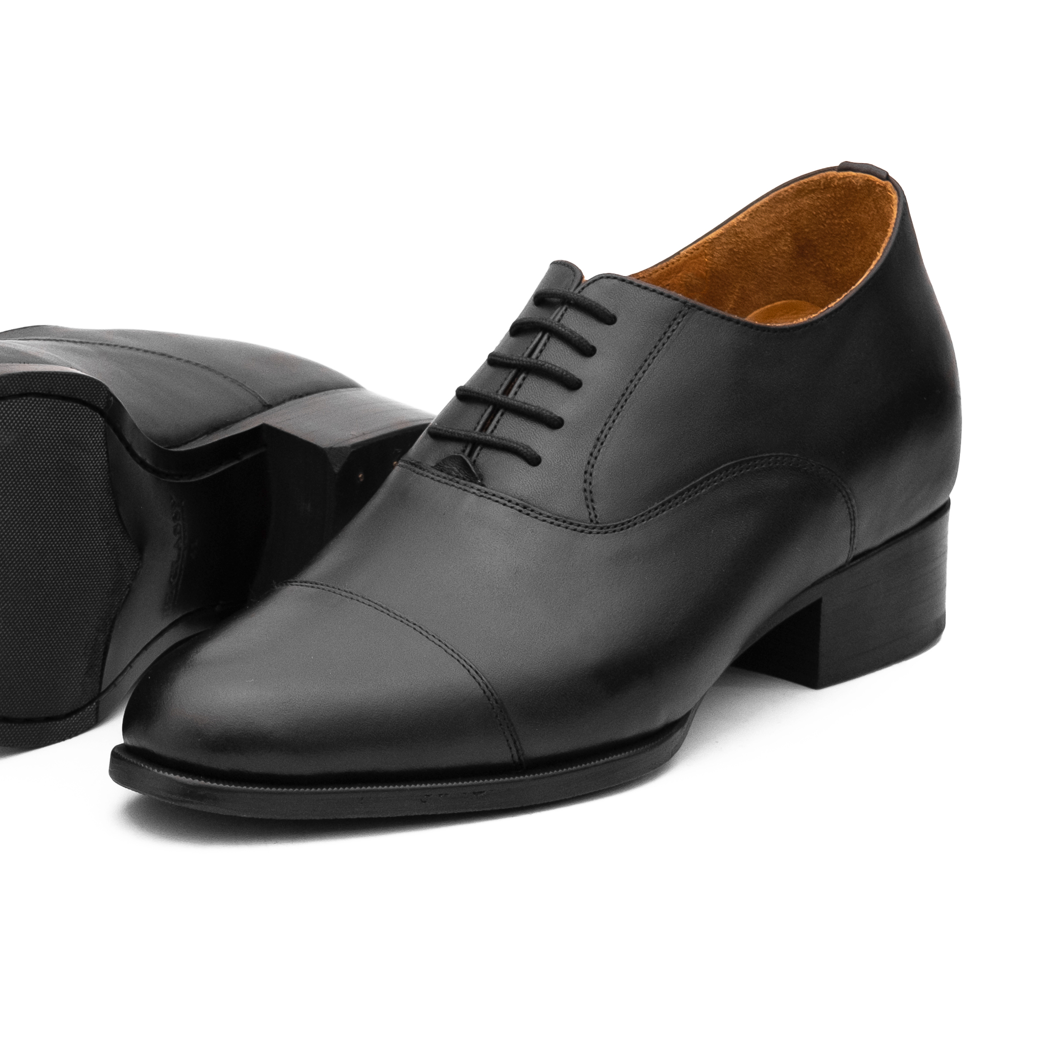 Captoe Oxford TCC17, Black, Cow Leather - Image 2