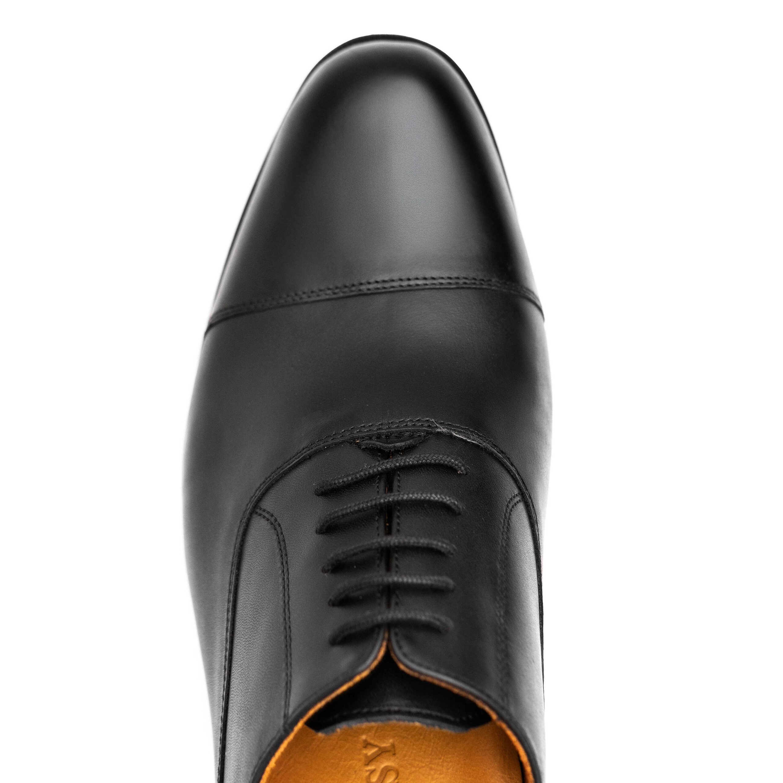 Captoe Oxford TCC17, Black, Cow Leather - Image 4