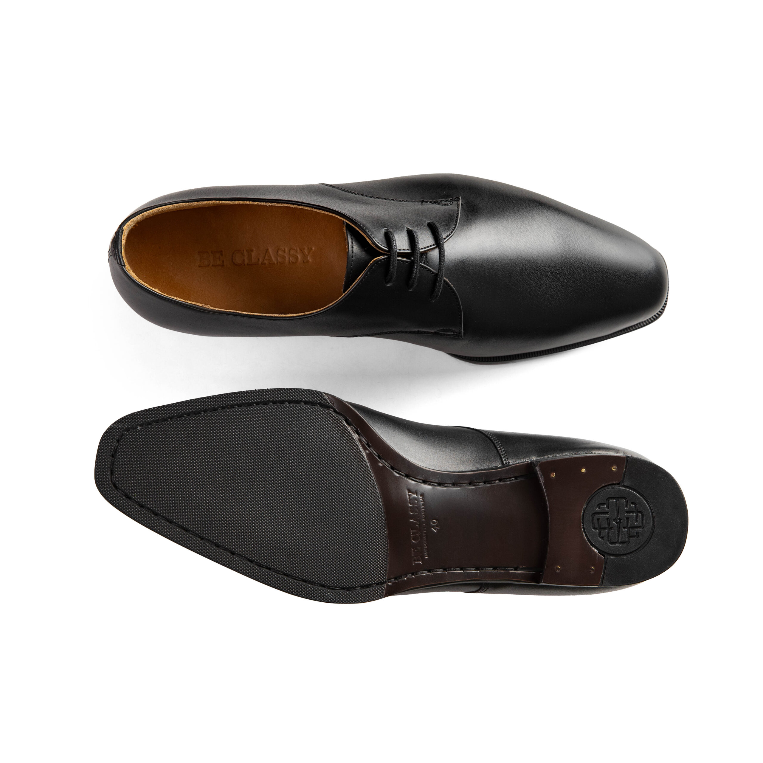3 Eye Derby, Brown, High-End Cow Leather - Image 3